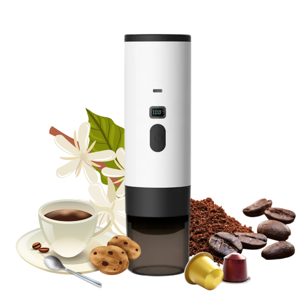 Brewgo™ – Hordozható Akkumulátoros Kávéfőző