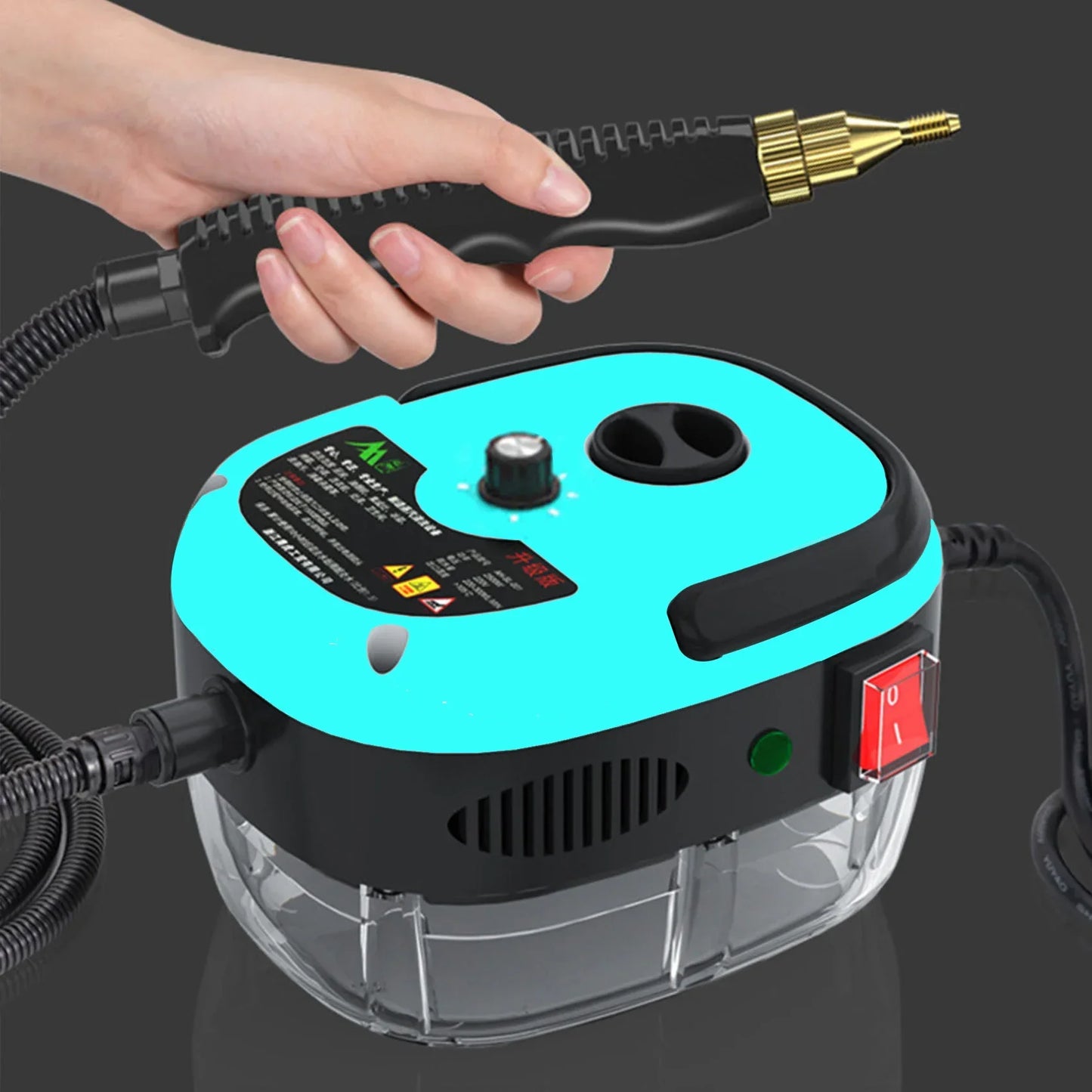 Nagy teljesítményű gőztisztító – 2500W