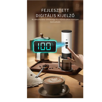 Brewgo™ – Hordozható Akkumulátoros Kávéfőző