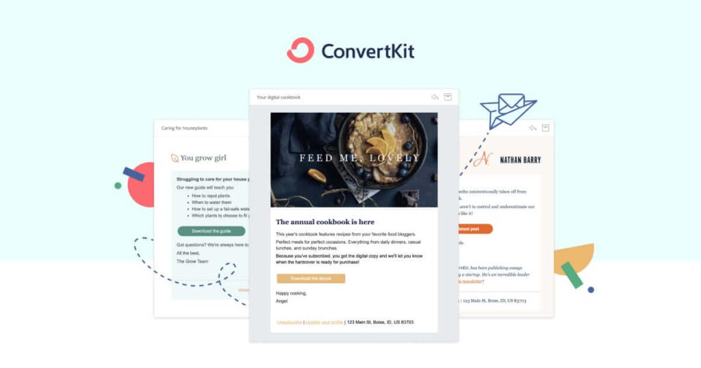Email template from ConvertKit